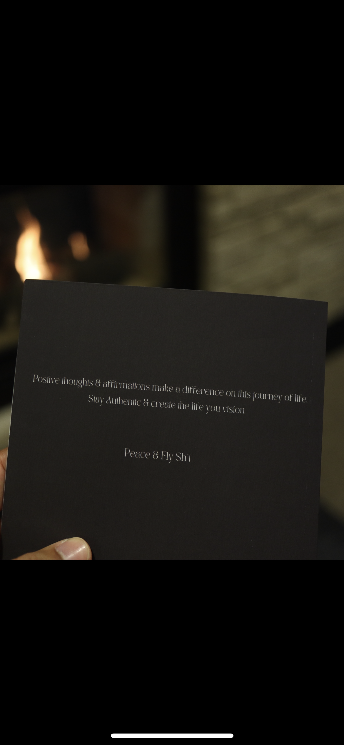 Peace & Fly Sh*t Affirmations book/journal